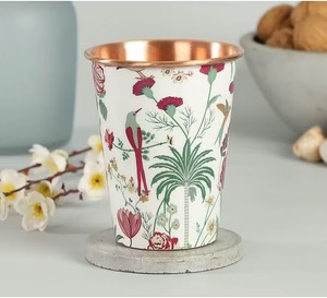 Juego de 2 vasos de latón modernos de primera calidad con diseño impreso, vasos Premium para exportación, venta de estilo clásico en ocasiones especiales - Product Image 4