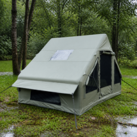 Tente de camping gonflable professionnelle Aurora Green 6,3 m² en Oxford 600D, colonne d'air, imperméable, installation rapide en 60 secondes, 2-3 personnes