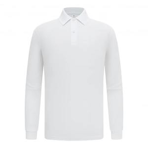 หรูหราสำหรับเสื้อโปโลแขนยาวเสื้อถักสำหรับสวมใส่สบายๆในฤดูหนาวระบายอากาศได้ดี FZ 2025ซิลค์สกรีนเทคนิคการย้อมธรรมดา - Product Image 3