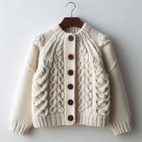 Blouson Bomber en Laine Mérinos Premium à Col Montant - Respirant, Coupe-Vent, Chauffant, Écologique, Vintage, Hiver