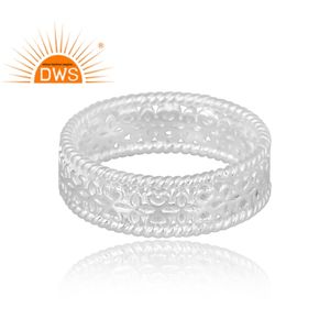 การออกแบบใหม่ที่กำลังมาแรง925แหวนเงินสเตอร์ลิงเครื่องประดับดีไซน์แบบกำหนดเองสำหรับเป็นของขวัญสำหรับผู้หญิงสำหรับผู้หญิง - Product Image 4