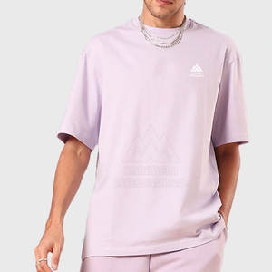 Camisetas ligeras de gran tamaño para hombres Ropa de último diseño con material de poliéster/algodón Popular para adultos - Product Image 2