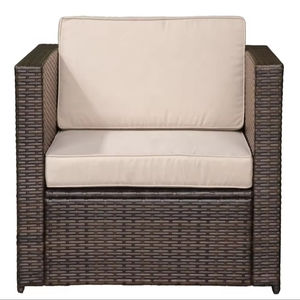 SF00001 Canapé d'extérieur moderne en rotin et osier pour une personne, idéal pour les hôtels, les salons et les patios de villas - Product Image 1