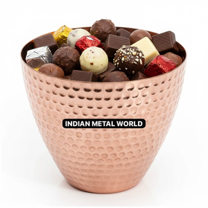 Bol décoratif en argent plaqué argent de luxe avec motif floral, bol à chocolat, vaisselle d'hôtel pour servir des chocolats et des bonbons - Product Image 5