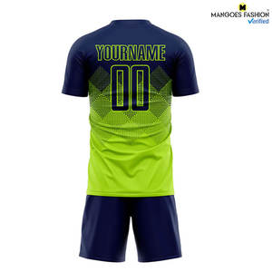 Uniforme de Fútbol Personalizado en Verde Neón Vibrante con Sublimación, Máximo Rendimiento en el Campo - Product Image 4