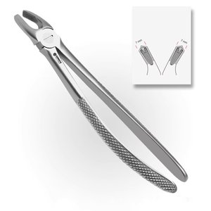 FORCEPS D'EXTRACTION DENTAIRE Fig 18A Pince d'extraction de dentelure Motif anglais Instrument dentaire CE & ISO Offre Spéciale - Product Image 1
