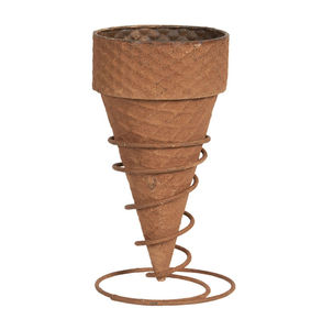 Soporte y soporte para cono de helado de hierro puro de alta calidad, nuevo diseño, tamaño grande, 3 agujeros, soporte para helado con venta - Product Image 3