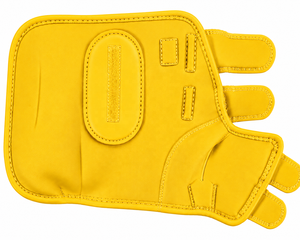 Protège-jambes pour chevaux Tough Tack en microfibre jaune avec semelle Hex Grip pour l'équitation 2026 - Product Image 4