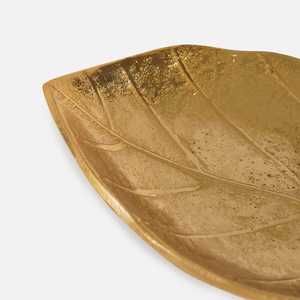 ถาดเสิร์ฟอาหารและจานโลหะรูปใบไม้ดีไซน์เป็นมิตรกับสิ่งแวดล้อมสำหรับห้องครัวผลไม้ดีไซน์ทันสมัยหรูหรา - Product Image 4