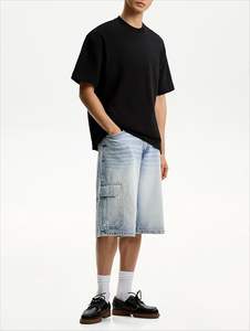 Men Denim <b>Shorts</b> Streetwear Style Custom <b>Slim</b> <b>Fit</b> Washed Distressed Jeans <b>Shorts</b> Bulk Wholesale Summer Wear - Product Image 2