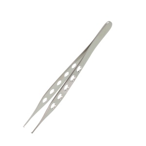 Pinzas Quirúrgicas Micro Adson Kocher de MEDIHEAL SURGICAL CORPORATION, 5 Orificios, 1x2 Dientes, Punta Fina, Acero Inoxidable Alemán, 12cm, Manuales - Product Image 3