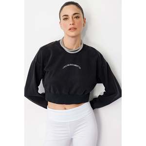 Sudadera Bordada con Piedras - Product Image 1