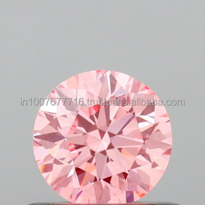 Piedra Preciosa Rosa Intenso de 0.30-0.35 Quilates, Corte Excelente, Claridad VVS2, Certificada por IGI, Cultivada en Laboratorio, Suelta, para Anillos de Compromiso y Joyería - Product Image 2