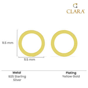 NOVAMART Fine Silver Noa Vintage Style Geometric <b>Stud</b> <b>Earrings</b> with Princess Cut <b>Turquoise</b> Diamond 14K/18K Gold Hoop Rose Main M - Product Image 5