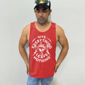 Débardeur de fitness personnalisé de haute qualité pour hommes T-Shirt de marque pour musculation Slim Fitness grande taille tricoté lavé pour les garçons - Product Image 2