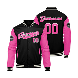 Custom Breathable <b>Summer</b> Varsity <b>Jacket</b> for Youth with Front Embroidery Logo Windproof Wool Body Letterman <b>Jacket</b> - Product Image 1