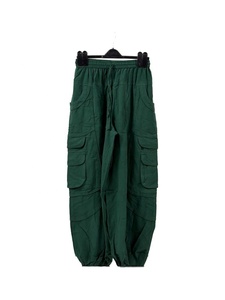 Pantalones Cargo Vintage de Alta Calidad con Logotipo Personalizado, Pantalones Casuales Holgados para Moda Urbana, Pantalones de Trabajo de Algodón - Product Image 3