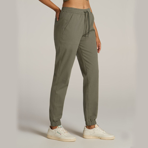 Pantalones Jogger Casuales de Pierna Recta para Mujer, Personalizados, de Alta Calidad, Color Sólido, Ajuste Holgado, Transpirables, de Invierno, 100% Algodón - Product Image 3