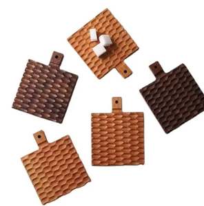 Trending Admirable Design Coasters for Table Decoration Natural Finished Pure <b>Wooden</b> Coaster and Reusable <b>Placemats</b> Home Hotels - Product Image 2