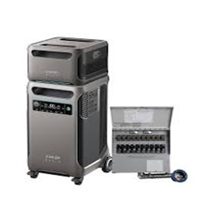 Offre exclusive pour SO-LIX kit de sauvegarde domestique F3800 120V/240V, centrale électrique portable de 7,68 kWh - Product Image 1