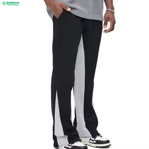 Behram International Custom Logo Streetwear Light Wash 300GSM Heavyweight <b>Jogger</b> <b>Baggy</b> Sun Faded Cotton Fleece Man Winter - Product Image 3