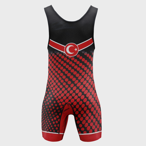 Combinaisons de lutte unisexes sans manches personnalisées en spandex/polyester extensible anti-rétrécissement avec logo imprimé par sublimation sur le devant - Product Image 5