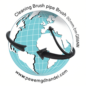 <b>Cleaning</b> <b>Brush</b> <b>Pipe</b> <b>Brush</b> 160mm Length 30mm Diameter 0.30mm Bristle 100mm Bristle Length LESSMANN - Product Image 2