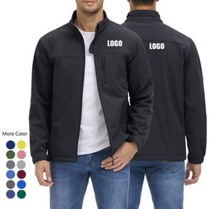 Chaqueta de 12 colores personalizada para hombre, chaqueta de lana ligera, abrigo de trabajo a prueba de viento, chaqueta de senderismo impermeable de concha suave - Product Image 3