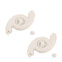Kit de 2 Repuestos de Plástico POM PA6 Compatibles con Whirlpool Kenmore; 8193983 Repuestos para Lavavajillas Reemplaza AP3775842 - Product Image 1