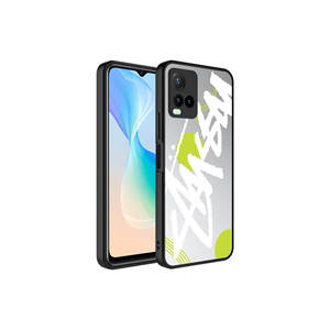 Luxury Mirror Patterned Vivo Y33S/Y21S Phone Case Shiny Silicone TPU Cover with <b>Camera</b> Protection Plus Model Compatible - Product Image 1
