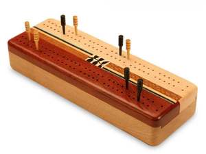 Boîte de jeu de cribbage en bois naturel |   Travail artisanal soigné |   Fournisseur en gros - Product Image 2