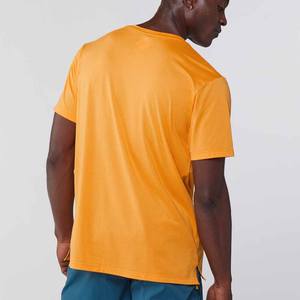 T-shirt manches courtes col rond pour homme, coupe Slim, Fitness musculaire, décontracté, en coton, été - Product Image 4