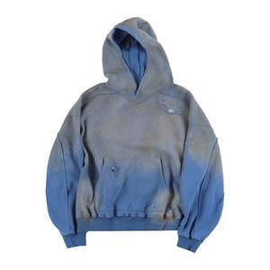 Vêtement 500 Gsm Hoodie Acid Wash Hoodie Fabricant Distressed 2024 Oversized French Terry Hoodies pour hommes - Product Image 2