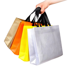 Bolsas de Compras Personalizadas al por Mayor con Logotipo, Laminación Metálica Plateada y Dorada, Bolsas de Tela No Tejida con Asa, Proveedor OEM Promocional - Product Image 4