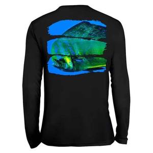 Chemise de pêche à manches longues unisexe, taille plus, jersey, séchage rapide, anti-UV, performance, à capuche, polyester, sublimation, vêtements de pêche - Product Image 6