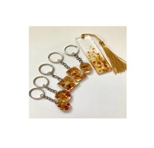 Llavero de Resina y Madera de Diseño Personalizado de Alta Calidad, Ecológico, con Patrón de Fruta de Panda y Dije Transparente, Venta al por Mayor - Product Image 4