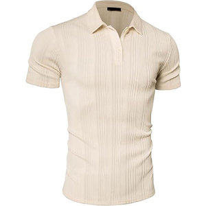 Polos de algodón de alta calidad para hombre, camisetas de golf de manga corta de primera calidad, con logotipo bordado personalizado, hechas en Pakistán. - Product Image 1