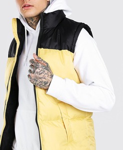 Nouveau style OEM Manteau à bulles rembourré North Face Veste sans manches légère pour hommes Gilet décontracté simple Manteau de chaleur d'hiver - Product Image 5