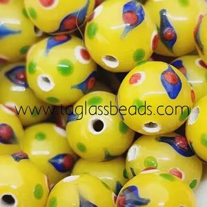 Vente en gros de perles en verre de Murano en cristal 16 pouces de perles au chalumeau pour bijoux - Product Image 4