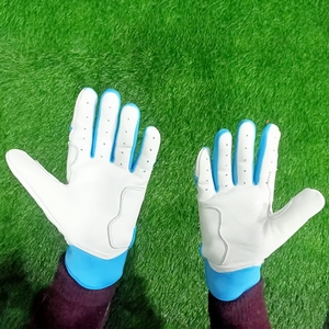 Nuevos guantes de bateo de béisbol profesionales para hombre 100% cuero PU genuino logotipo personalizado último diseño a precio razonable - Product Image 3