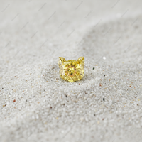 Diamants synthétiques cultivés de qualité VVS VS, jaunes fantaisie, de 5 carats, certifiés IGI GIA, cultivés en laboratoire, HPHT CVD, en vrac
