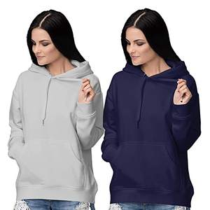 Coupe régulière hommes pull à capuche doublé polaire écologique Sports d'hiver Yoga vêtements d'entraînement couleur unie goutte épaule 100% - Product Image 5