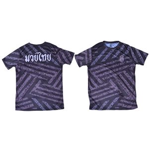 OEM Sublimated เสื้อยืดคุณภาพสูงผู้ชาย 100% โพลีเอสเตอร์ระเหิด Jersey แขนสั้นเสื้อยืดเสื้อพิมพ์โลโก้ที่กําหนดเอง - Product Image 5