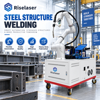 Sistem Pengelasan Robot Otomatis untuk Manufaktur Struktur Baja Mesin Pengelasan Laser Industri Fabrikasi Logam Berat