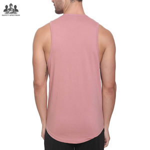 Camiseta sin mangas para hombre, elástica, de punto, transpirable, ecológica, de secado rápido, 100% algodón, informal, para entrenamiento muscular, personalizable, de verano. - Product Image 2