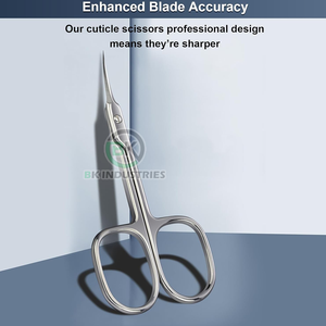 Tijeras para Cutículas de Acero Inoxidable para el Cuidado de las Uñas, Herramienta de Corte de Precisión, Tijeras Profesionales para Cutículas - Product Image 4