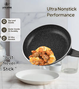 Ensemble de poêles 3 pièces Fond à induction Revêtement en granit - Product Image 3