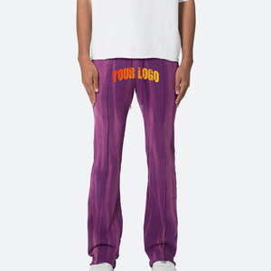 Pantalones Deportivos de Algodón 100% para Hombre, Estilo Informal, Teñidos Lisos, de Secado Rápido, Transpirables, para Fitness, Joggers - Product Image 6