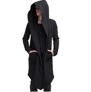 Hot Selling Wholesale Embroidery Custom Made Knitted Woolen <b>Cardigan</b> High Quality Hoodies Tall Robe French Terry <b>Hooded</b> - Product Image 5