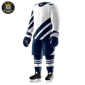 Concevez votre propre uniforme de hockey sur glace pour hommes Uniforme de hockey sur glace en 100% polyester Uniforme de hockey sur glace le plus vendu - Product Image 4